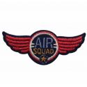 Patch Ecusson Thermocollant Aviateur Air Squad coloris noir 2 x 5,50 cm
