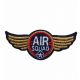 Patch Ecusson Thermocollant Aviateur Air Squad coloris marine 2 x 5,50 cm
