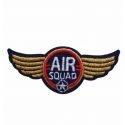 Patch Ecusson Thermocollant Aviateur Air Squad coloris marine 2 x 5,50 cm
