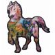 Patch Ecusson Thermocollant Cheval fantastique 5,50 x 6 cm