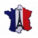 Patch Ecusson Thermocollant Paris Tour Eiffel France 5 x 5 cm