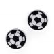 2 x Patch Ecusson Thermocollant Ballon de foot 4 x 4 cm