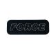 Patch Ecusson Thermocollant Force coloris noir 2,50 x 6 cm