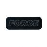 Patch Ecusson Thermocollant Force coloris noir 2,50 x 6 cm