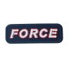 Patch Ecusson Thermocollant Force coloris Marine 2,50 x 6 cm