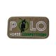 Patch Ecusson Thermocollant Polo Horse coloris Gris 3 x 5,30 cm