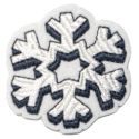 Patch Ecusson Thermocollant Flocon de neige 3,50 x 4 cm