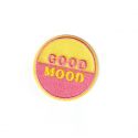 Patch Ecusson Thermocollant Good Mood 4,50 x 4,50 cm