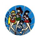 Patch Ecusson Thermocollant Sailor Moon Sailor Mars Neptune Venus 7 x 7 cm