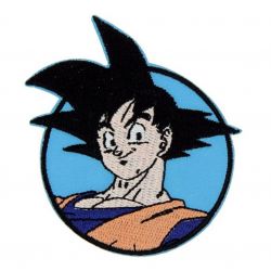 Patch Ecusson Thermocollant Dragon Ball Z Son Goku 6 x 7,50 cm