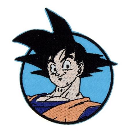 Patch Ecusson Thermocollant Dragon Ball Z Son Goku 6 x 7,50 cm