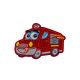 Patch Ecusson Thermocollant Camion de Pompier 4,50 x 6 cm