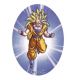 Patch Ecusson Thermocollant Super Saiyan Goku 8 x 11 cm