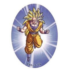 Patch Ecusson Thermocollant Super Saiyan Goku 8 x 11 cm