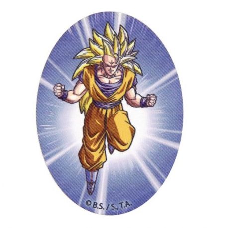 Patch Ecusson Thermocollant Super Saiyan Goku 8 x 11 cm