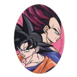 Patch Ecusson Thermocollant Goku et Vegeta 8 x 11 cm