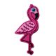 Patch Ecusson Thermocollant Flamant rose 3 x 6 cm