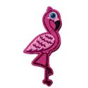 Patch Ecusson Thermocollant Flamant rose 3 x 6 cm