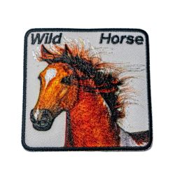 Patch Ecusson Thermocollant Sauvage Mustang 6,50 x 6,50 cm