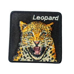 Patch Ecusson Thermocollant Sauvage Léopard 6,50 x 6,50 cm