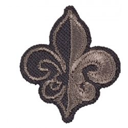 Patch Ecusson Thermocollant Fleur de Lys 2,30 x 2,80 cm