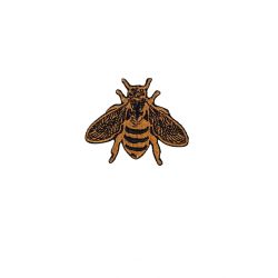 Patch Ecusson Thermocollant Abeille 5 x 6 cm