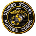 Patch Ecusson Thermocollant Unites States Marine Corps 5 x 5 cm