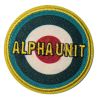 Patch Ecusson Thermocollant Cocarde Alpha Unit 5 x 5 cm