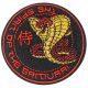 Patch Ecusson Thermocollant Cobra Samouraï 6 x 6 cm