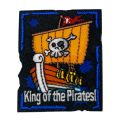 Patch Ecusson Thermocollant Bateau Pirate 5 x 5,50 cm