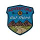 Patch Ecusson Thermocollant Blason Adventure 4,50 x 5 cm