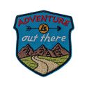 Patch Ecusson Thermocollant Blason Adventure 4,50 x 5 cm