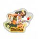 Patch Ecusson Thermocollant Pin Up Ibiza 6 x 7,50 cm