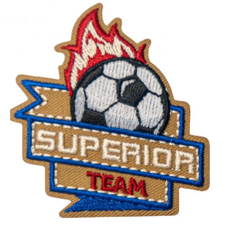 Patch Ecusson ThermocollantFoot Team Superior 5 x 6 cm