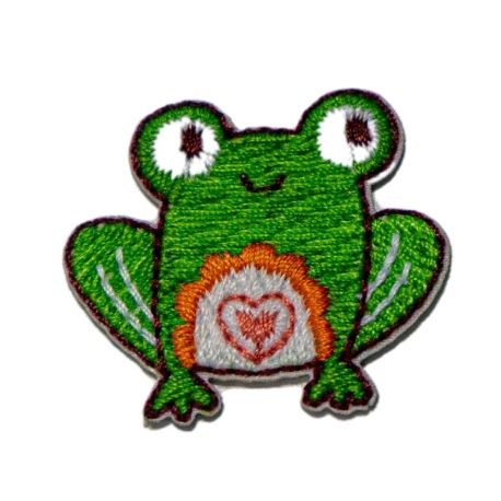 Patch Ecusson Thermocollant Grenouille Merveilleuse 2,50 x 3 cm