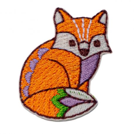 Patch Ecusson Thermocollant Renard Merveilleux 2,50 x 3,50 cm