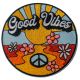 Patch Ecusson Thermocollant Seventies Good Vibes 7 x 7 cm