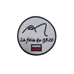 Patch Ecusson Thermocollant + 1 Ecusson Mystère OFFERT La Folie du GR20 8 x 8 cm