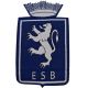 Patch Ecusson Thermocollant + 1 OFFERT Surprise Blason Griffon Bleu Roi 4,50 x 7,50 cm