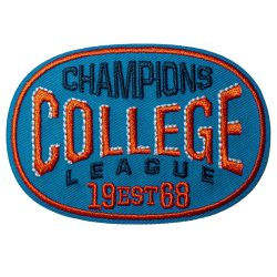 Patch Ecusson Thermocollant Champions College League 5,50 x 8 cm