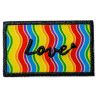 Patch Ecusson Thermocollant Love Arc en ciel 2,50 x 4 cm