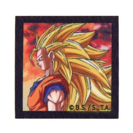 Patch Ecusson Thermocollant Dragon Ball Z 6 x 6 cm