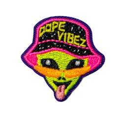 Patch Ecusson Thermocollant Alien Vibe 3,50 x 3,50 cm