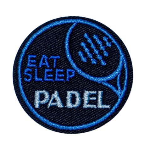 Patch Ecusson Thermocollant Padel Bleu Marine 3,50 x 3,50 cm