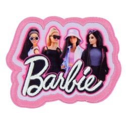 Patch Ecusson Thermocollant Barbie et ses Copines 6,50 x 8 cm