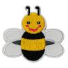 Patch Ecusson Thermocollant Abeille qui vole 5 x 5 cm