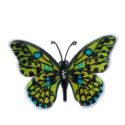 Patch Ecusson Thermocollant Papillon Coloris Vert 3 x 4,50 cm