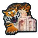 Patch Ecusson Thermocollant Taj Mahal Tigre 4,50 x 5 cm