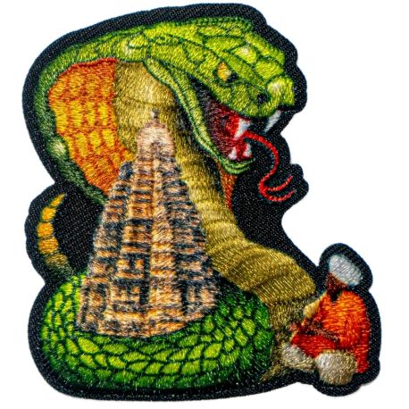 Patch Ecusson Thermocollant Le Capitole Grizzli 5 x 5 cm
