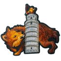 Patch Ecusson Thermocollant Le Capitole Grizzli 5 x 5 cm
